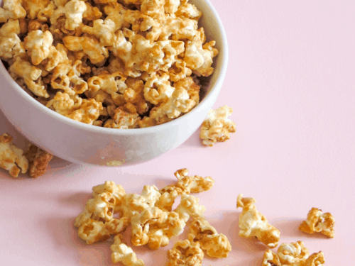 Maple Syrup Popcorn - Only 3 Ingredients! - Just a Mum's Kitchen